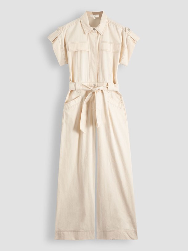 Suncoo Tomy - Katoenen Jumpsuit - Crème Ontdek de Tomy katoenen jumpsuit van Suncoo in de kleur crème bij Orangebag. Op werkdagen voor 21:45 besteld, morgen in huis.