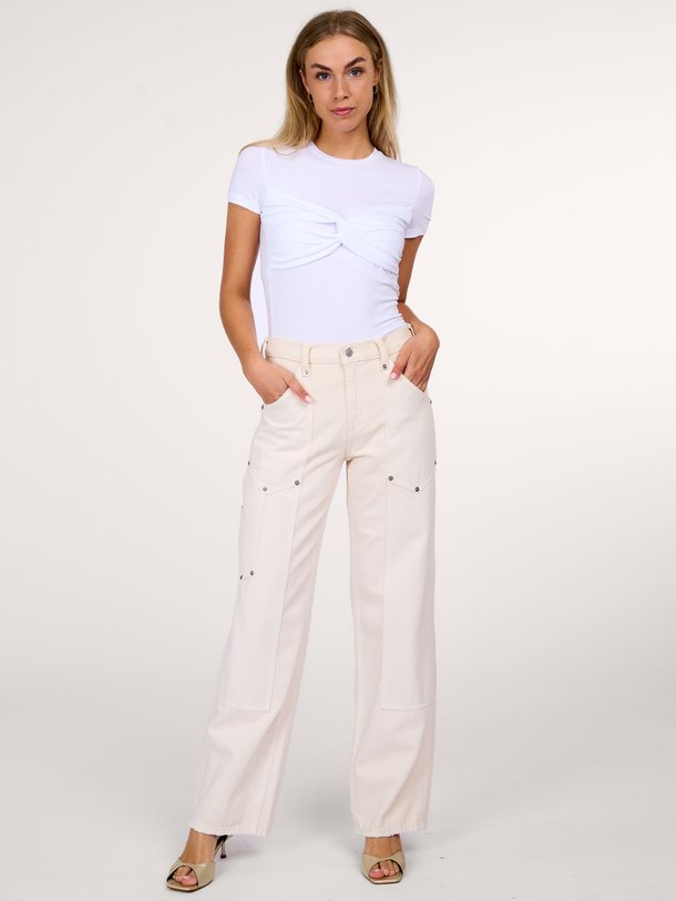 Ontdek de High waist loose fit jeans van Re/Done in de kleur ecru bij Orangebag. Op werkdagen voor 21:45 besteld, morgen in huis.