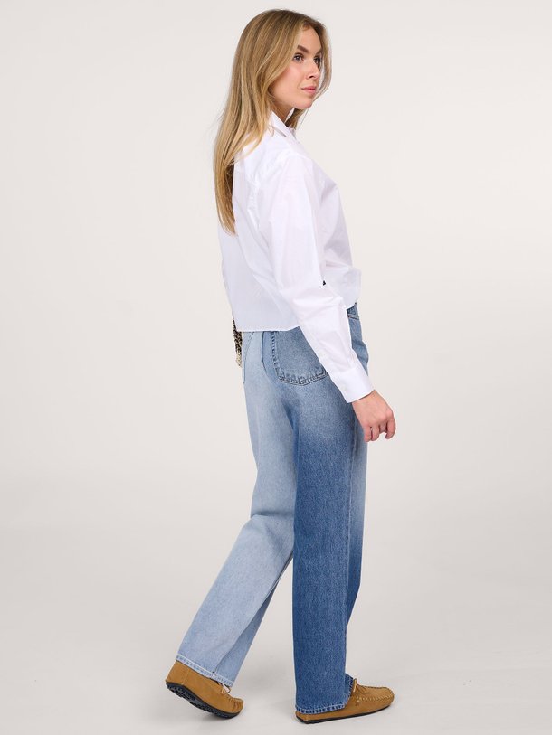 Ontdek de Kiri katoenen cropped blouse van Denham in de kleur wit bij Orangebag. Op werkdagen voor 21:45 besteld, morgen in huis.