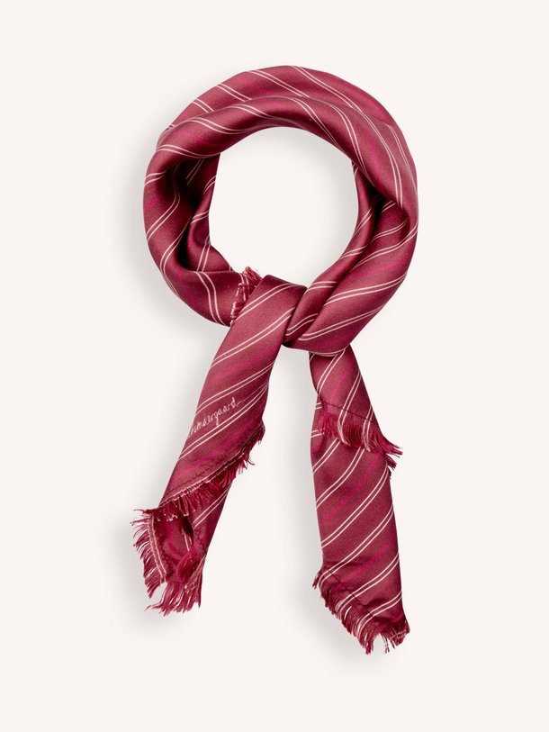 Ontdek de Strifilia zijden sjaal van Becksondergaard in de kleur Bordeauxrood bij Orangebag. Op werkdagen voor 21:45 besteld, morgen in huis.