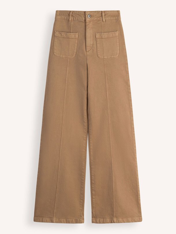 Ontdek de Sean high waist loose fit jeans van La Fee Maraboutee in de kleur lichtbruin bij Orangebag. Op werkdagen voor 21:45 besteld, morgen in huis.