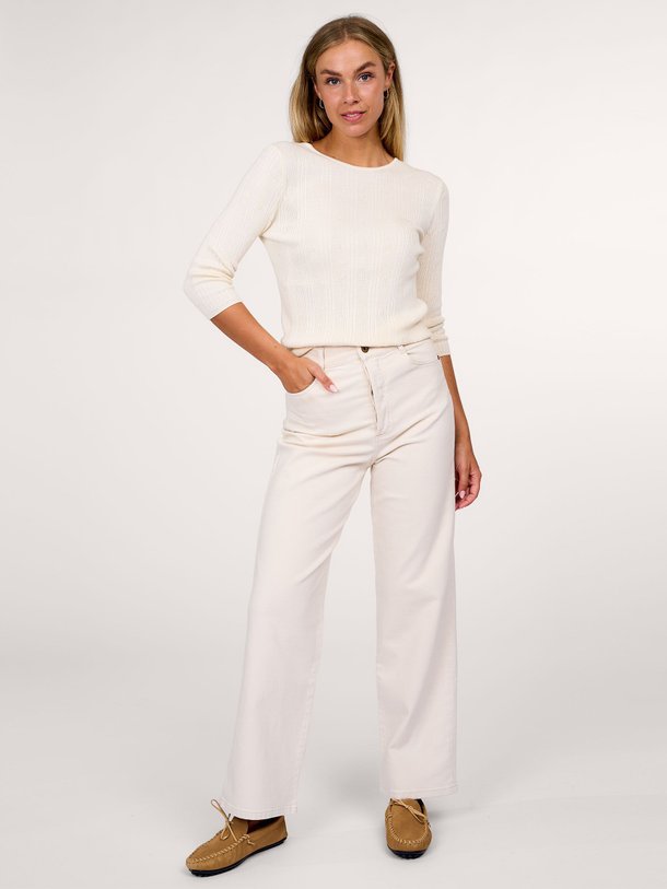 Ontdek de Paperlove high waist loose fit stretch jeans van Sessun in de kleur crème bij Orangebag. Op werkdagen voor 21:45 besteld, morgen in huis.