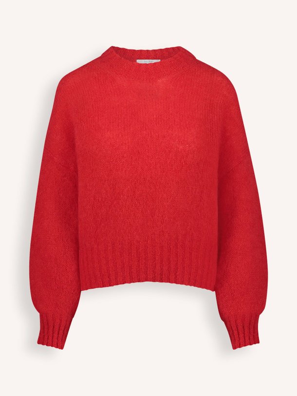 Ontdek de Sonny mohairmix trui van By-Bar in de kleur rood bij Orangebag. Op werkdagen voor 21:45 besteld, morgen in huis.