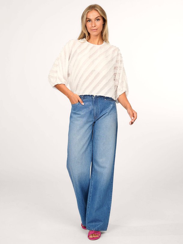 Ontdek de Giana geweven top met franjes van Dante 6 in de kleur wit bij Orangebag. Op werkdagen voor 21:45 besteld, morgen in huis.