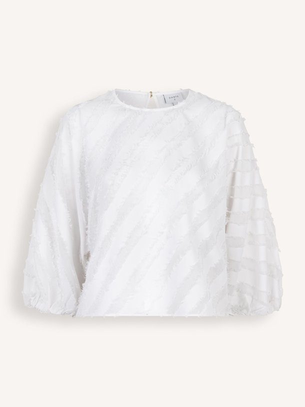 Ontdek de Giana geweven top met franjes van Dante 6 in de kleur wit bij Orangebag. Op werkdagen voor 21:45 besteld, morgen in huis.