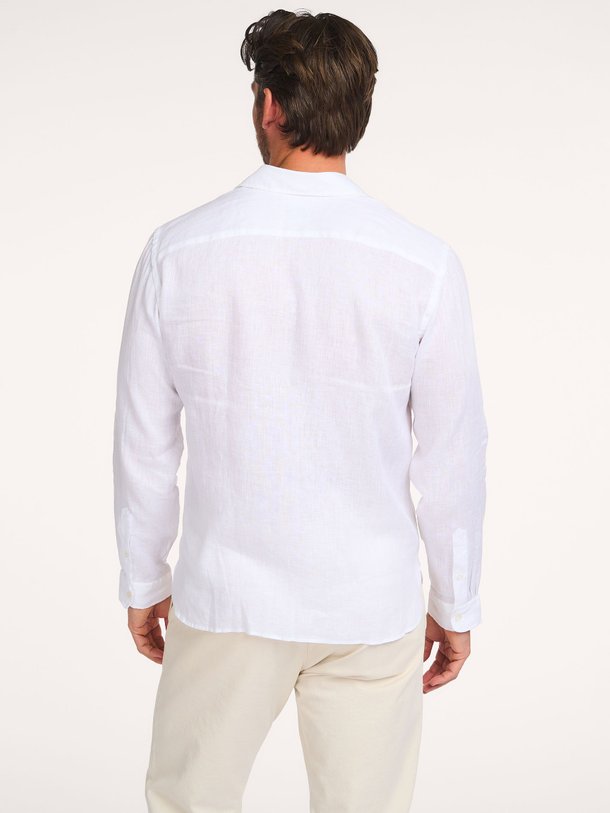 Ontdek de Camicia linnen overhemd van Xacus in de kleur Off-white bij Orangebag. Op werkdagen voor 21:45 besteld, morgen in huis.