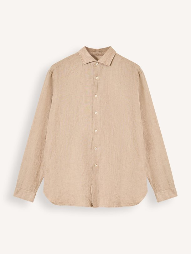 Ontdek de Camicia linnen overhemd van Xacus in de kleur Zand bij Orangebag. Op werkdagen voor 21:45 besteld, morgen in huis.
