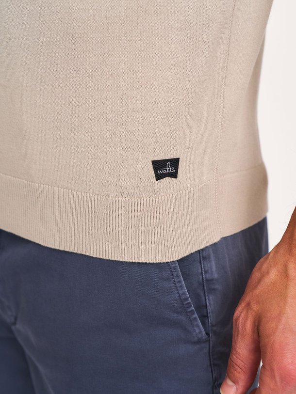 Ontdek de Graham katoenen polo van Wahts in de kleur beige bij Orangebag. Op werkdagen voor 21:45 besteld, morgen in huis.