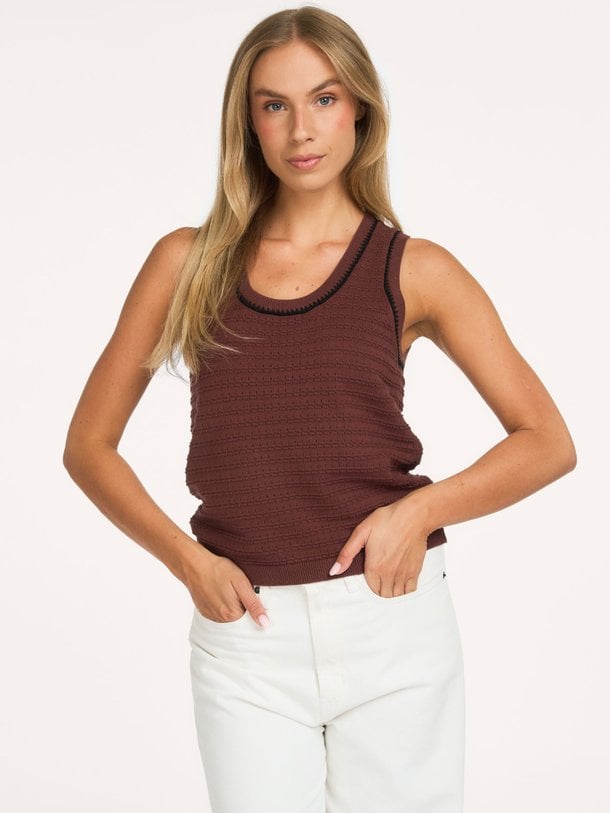 Ontdek de GIDEON KNIT TANK van Varley bij Orangebag. Op werkdagen voor 21:45 besteld, morgen in huis.