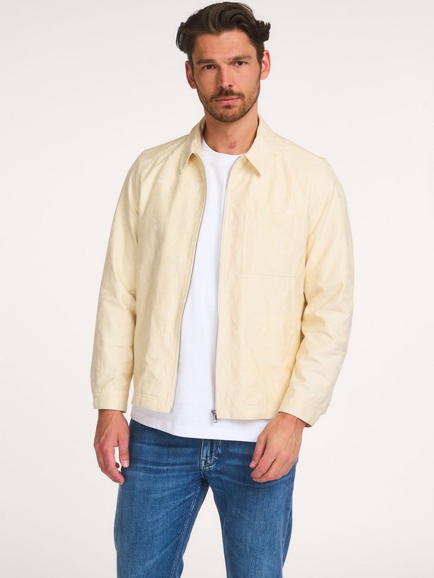 Ontdek de Jerson geweven jack van Drykorn in de kleur Off-white bij Orangebag. Op werkdagen voor 21:45 besteld, morgen in huis.