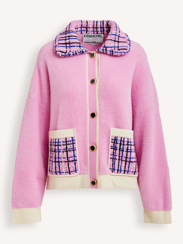 Ontdek de Joilu fijngebreid vest van Essentiel Antwerp in de kleur Roze bij Orangebag. Op werkdagen voor 21:45 besteld, morgen in huis.