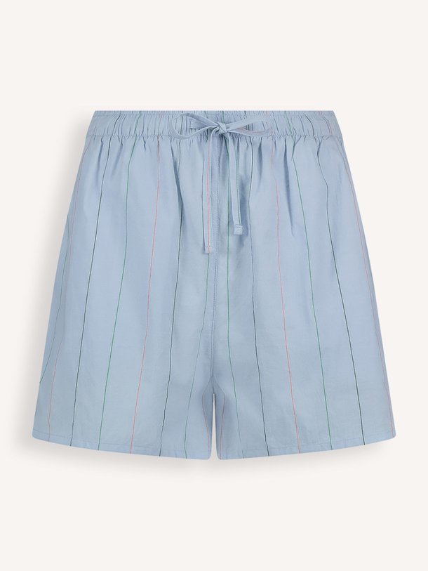 Ontdek de Isa katoenen gestreepte short van By-Bar in de kleur lichtblauw bij Orangebag. Op werkdagen voor 21:45 besteld, morgen in huis.