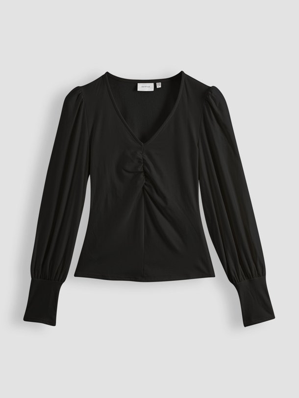 Ontdek de Rifa viscosemix top van Gestuz in de kleur zwart bij Orangebag. Op werkdagen voor 21:45 besteld, morgen in huis.