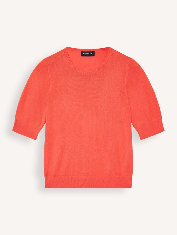 Ontdek de Katoen/viscosemix trui van Repeat in de kleur Koraal bij Orangebag. Op werkdagen voor 21:45 besteld, morgen in huis.