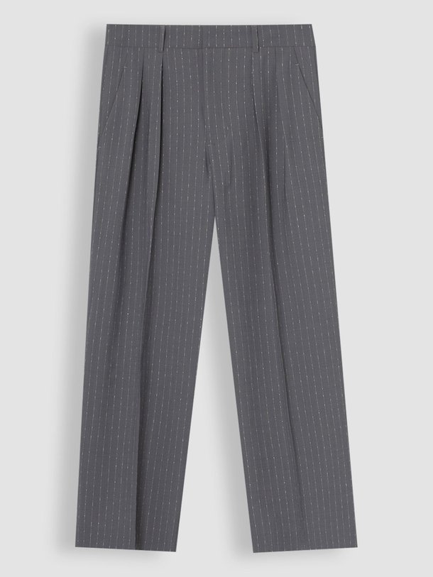 Ontdek de Ashley wolmix wide leg pantalon met krijtstreep van Graumann in de kleur grijs bij Orangebag. Op werkdagen voor 21:45 besteld, morgen in huis.