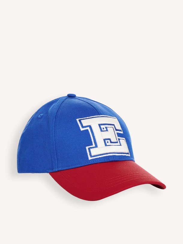 Ontdek de Jimmo katoenen pet van Essentiel Antwerp in de kleur Blauw bij Orangebag. Op werkdagen voor 21:45 besteld, morgen in huis.