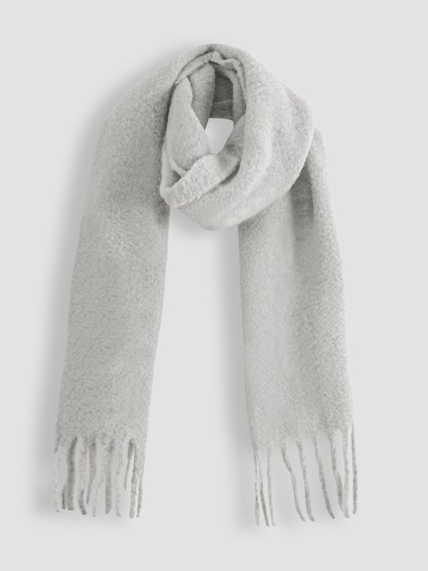 Ontdek de Zinaco wolmix gemêleerde sjaal van American Vintage in de kleur lichtgrijs bij Orangebag. Op werkdagen voor 21:45 besteld, morgen in huis.