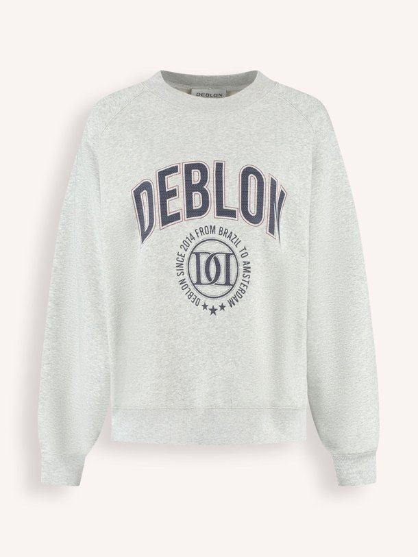 Ontdek de Vive katoenmix sweater van Deblon in de kleur Grijs bij Orangebag. Op werkdagen voor 21:45 besteld, morgen in huis.