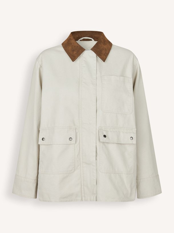 Ontdek de Ursula katoenen jack van Modstrom in de kleur Beige bij Orangebag. Op werkdagen voor 21:45 besteld, morgen in huis.