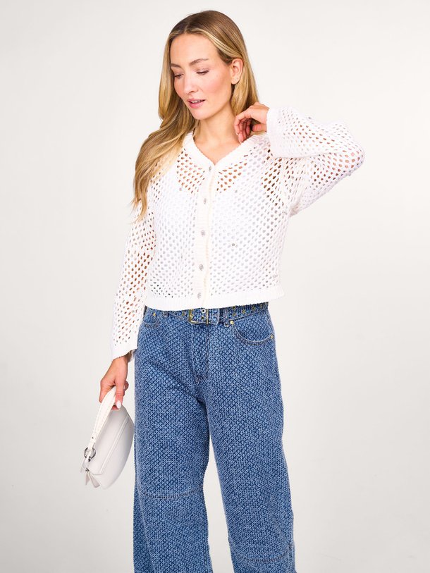 Ontdek de Organic cotton vest van Ganni in de kleur off-white bij Orangebag. Op werkdagen voor 21:45 besteld, morgen in huis.