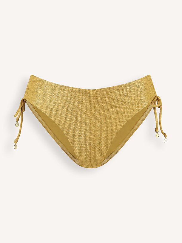 Ontdek de Golden Hour high waist bikinislip van Cyell in de kleur Goudkleur bij Orangebag. Op werkdagen voor 21:45 besteld, morgen in huis.