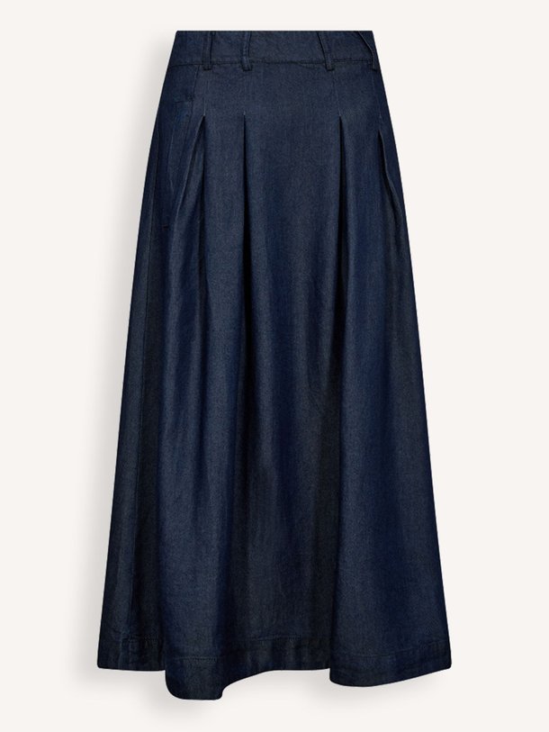 Ontdek de Anya lyocell rok van Co'Couture in de kleur Donkerblauw bij Orangebag. Op werkdagen voor 21:45 besteld, morgen in huis.