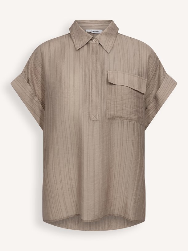 Co'Couture Reggie viscosemix blouse - Taupe Ontdek de Reggie viscosemix blouse van Co'Couture in de kleur Taupe bij Orangebag. Op werkdagen voor 21:45 besteld, morgen in huis.