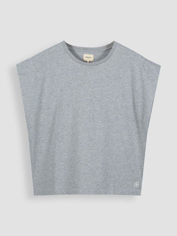 Ontdek de Vice katoenen gemêleerd T-shirt van Bellerose in de kleur grijs bij Orangebag. Op werkdagen voor 21:45 besteld, morgen in huis.
