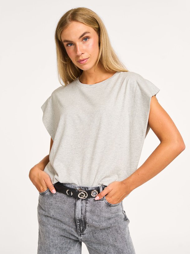 Ontdek de Vice katoenen gemêleerd T-shirt van Bellerose in de kleur grijs bij Orangebag. Op werkdagen voor 21:45 besteld, morgen in huis.