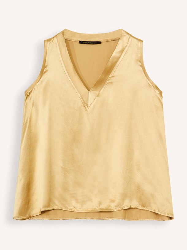 Ontdek de Viscose glanzende top van Greek Archaic Kori in de kleur goudkleur bij Orangebag. Op werkdagen voor 21:45 besteld, morgen in huis.