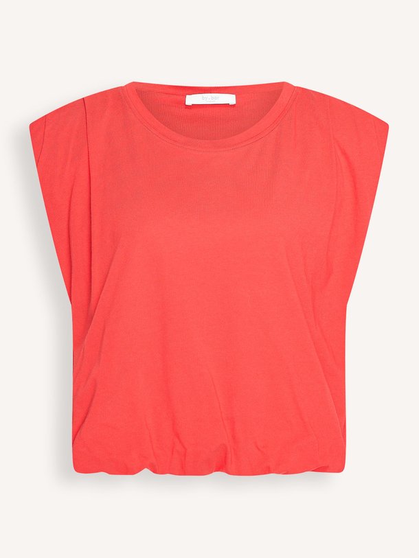 Ontdek de Nilou organic cotton top van By-Bar in de kleur Rood bij Orangebag. Op werkdagen voor 21:45 besteld, morgen in huis.