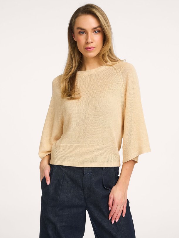 Ontdek de Marisol linnen trui van Studio AR in de kleur Geel bij Orangebag. Op werkdagen voor 21:45 besteld, morgen in huis.