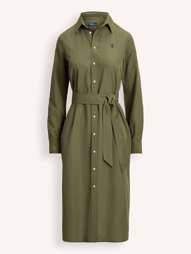 Ontdek de Katoen/linnenmix doorknoopjurk van Ralph Lauren in de kleur Olijfgroen bij Orangebag. Op werkdagen voor 21:45 besteld, morgen in huis.