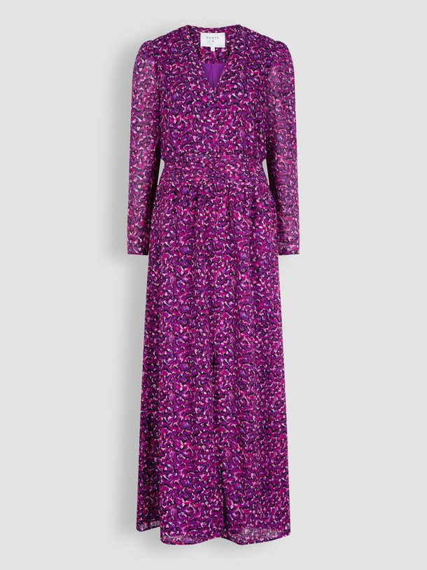 Ontdek de Vyana geweven maxi jurk met print van Dante 6 in de kleur paars bij Orangebag. Op werkdagen voor 21:45 besteld, morgen in huis.