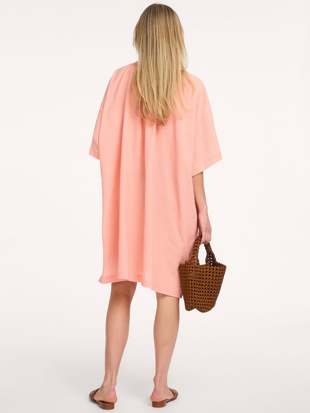Ontdek de Mathy katoenen gestreepte jurk van Sacrécoeur in de kleur Oranje bij Orangebag. Op werkdagen voor 21:45 besteld, morgen in huis.
