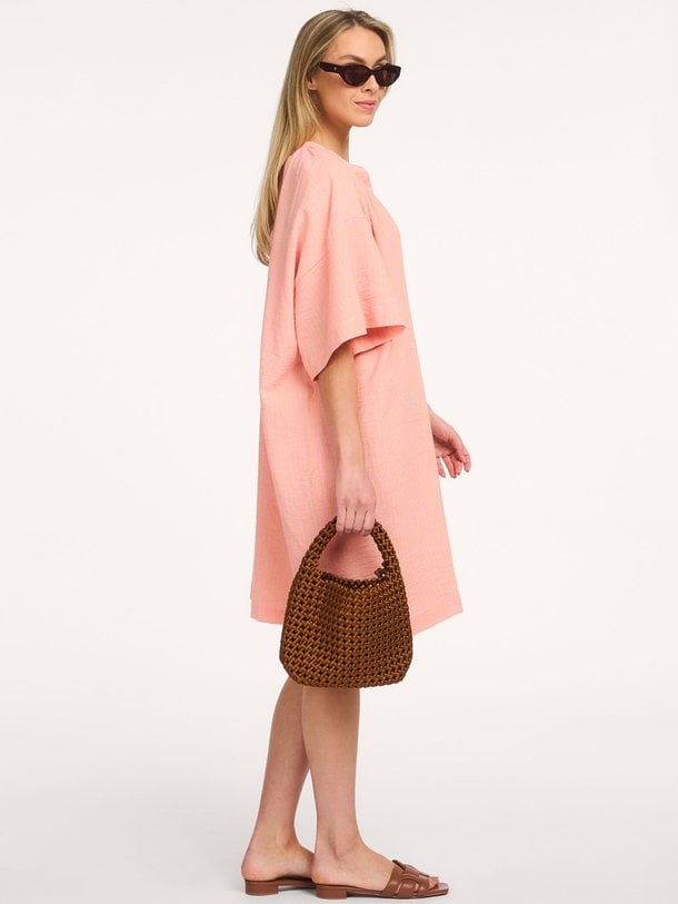 Ontdek de Mathy katoenen gestreepte jurk van Sacrécoeur in de kleur Oranje bij Orangebag. Op werkdagen voor 21:45 besteld, morgen in huis.