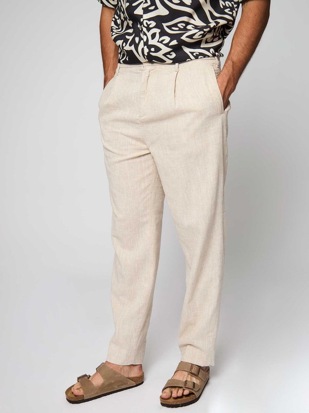 Ontdek de Manuel linnen/katoenmix broek van Lois Men in de kleur beige bij Orangebag. Op werkdagen voor 21:45 besteld, morgen in huis.