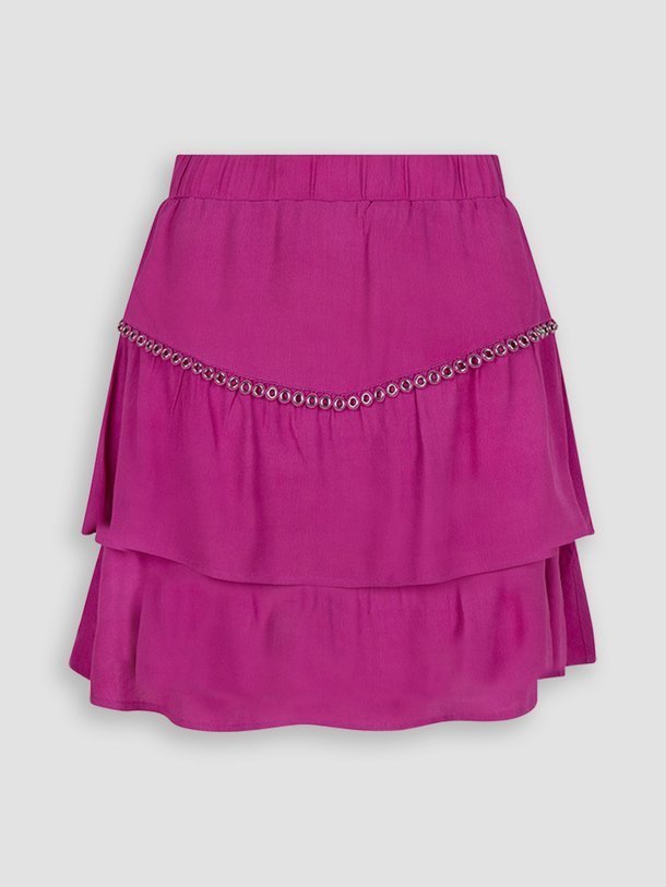 Ontdek de Chia viscose rok van Dante 6 in de kleur roze bij Orangebag. Op werkdagen voor 21:45 besteld, morgen in huis.