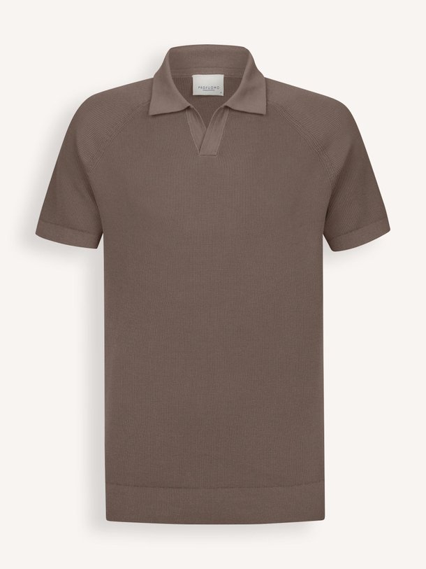 Ontdek de Katoenen polo van Profuomo in de kleur Bruin bij Orangebag. Op werkdagen voor 21:45 besteld, morgen in huis.