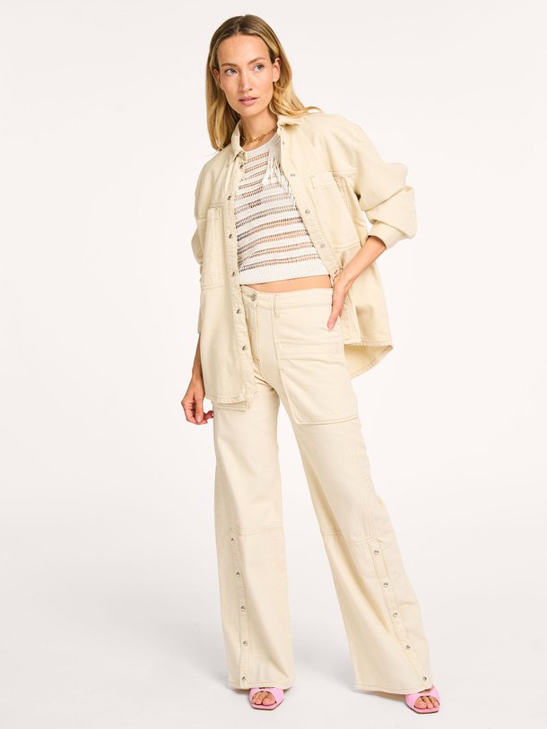 Ontdek de Folco high waist loose fit non-stretch jeans van Iro in de kleur beige bij Orangebag. Op werkdagen voor 21:45 besteld, morgen in huis.