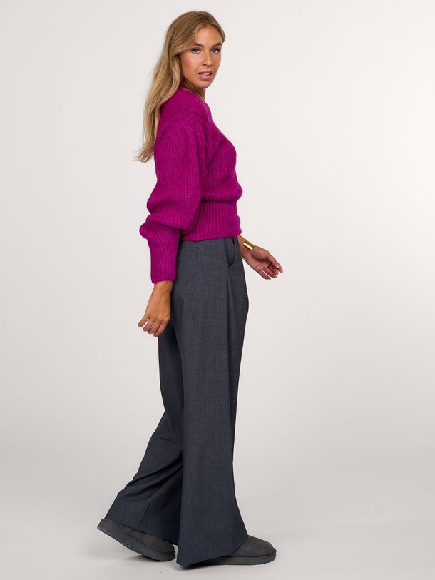 Ontdek de Eloe alpacamix trui van Frnch in de kleur violet bij Orangebag. Op werkdagen voor 21:45 besteld, morgen in huis.