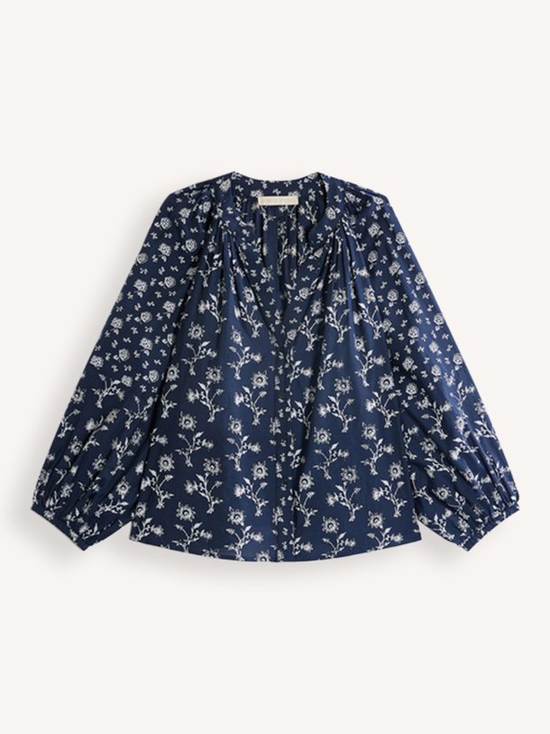 Ontdek de Gedeon katoenmix blouse met print van Vanessa Bruno in de kleur Zwart bij Orangebag. Op werkdagen voor 21:45 besteld, morgen in huis.