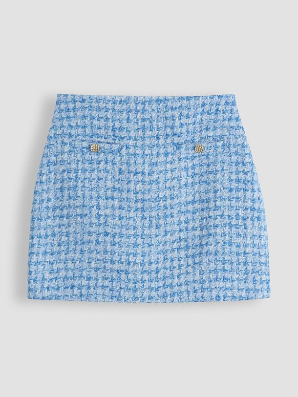 Suncoo Flor - Geweven Rok - Blauw Ontdek de Flor geweven rok van Suncoo in de kleur blauw bij Orangebag. Op werkdagen voor 21:45 besteld, morgen in huis.