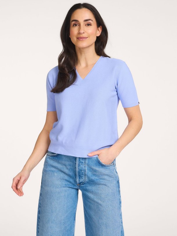 Ontdek de Katoenen top van No Man's Land in de kleur Lichtblauw bij Orangebag. Op werkdagen voor 21:45 besteld, morgen in huis.