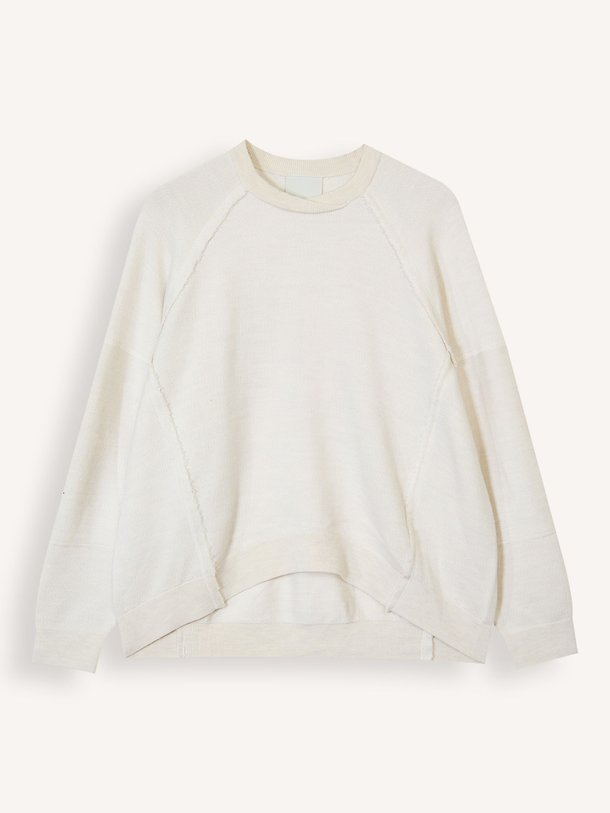 Ontdek de Deno wollen sweater van Bellerose in de kleur Off-white bij Orangebag. Op werkdagen voor 21:45 besteld, morgen in huis.