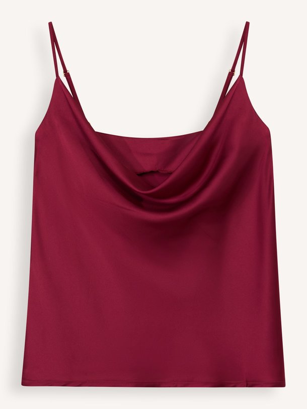 Ontdek de Luna zijdemix top van Noblesse Oblige in de kleur bordeauxrood bij Orangebag. Op werkdagen voor 21:45 besteld, morgen in huis.