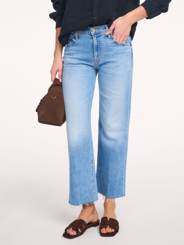 Ontdek de Rambler mid waist straight fit stretch jeans van Mother in de kleur Blauw bij Orangebag. Op werkdagen voor 21:45 besteld, morgen in huis.
