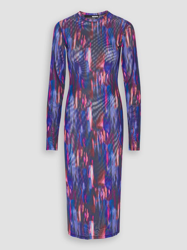 Ontdek de Jaella mesh jurk met schoudervulling van Rotate Birger Christensen in de kleur blauw bij Orangebag. Op werkdagen voor 21:45 besteld, morgen in huis.