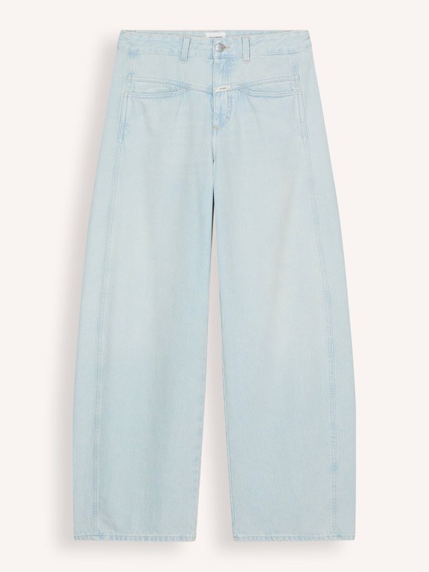 Ontdek de Tori mid waist barrel fit non-stretch jeans van Closed in de kleur Lichtblauw bij Orangebag. Op werkdagen voor 21:45 besteld, morgen in huis.