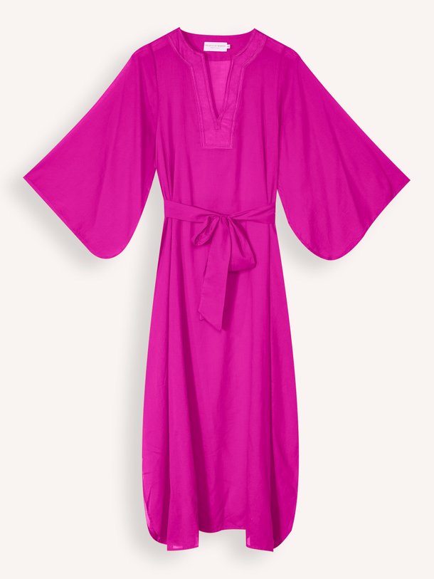Ontdek de Anastasia organic cotton maxi jurk van The Belle Of The Beach in de kleur fuchsia bij Orangebag. Op werkdagen voor 21:45 besteld, morgen in huis.